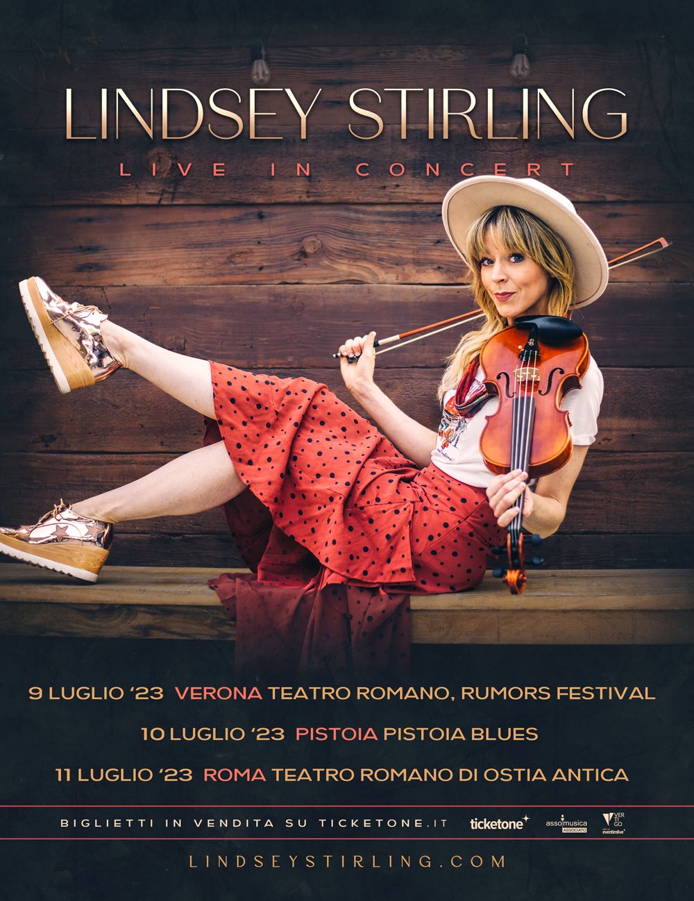 lindsey stirling tour italia